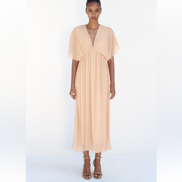 Zara Pleated Midi Dress - Picture 3 of 3